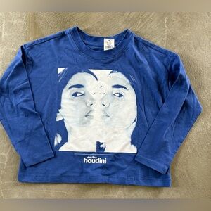 Gap Kids Oversized Graphic Dua Lipa “Houdini” T-Shirt. XS 4-5. NWT.